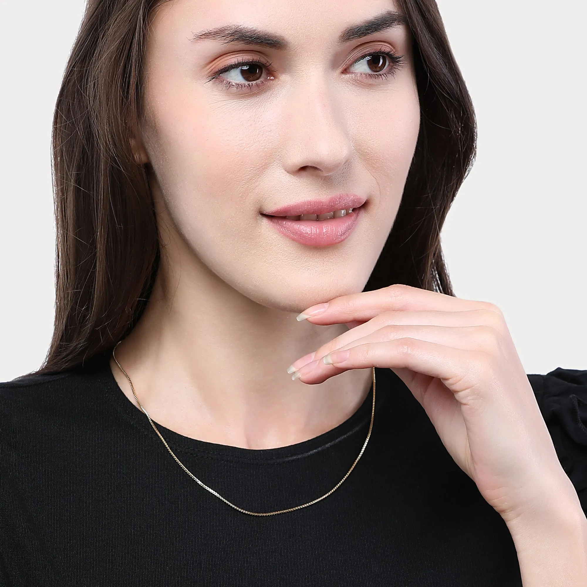 Accessorize London Box Chain Necklace