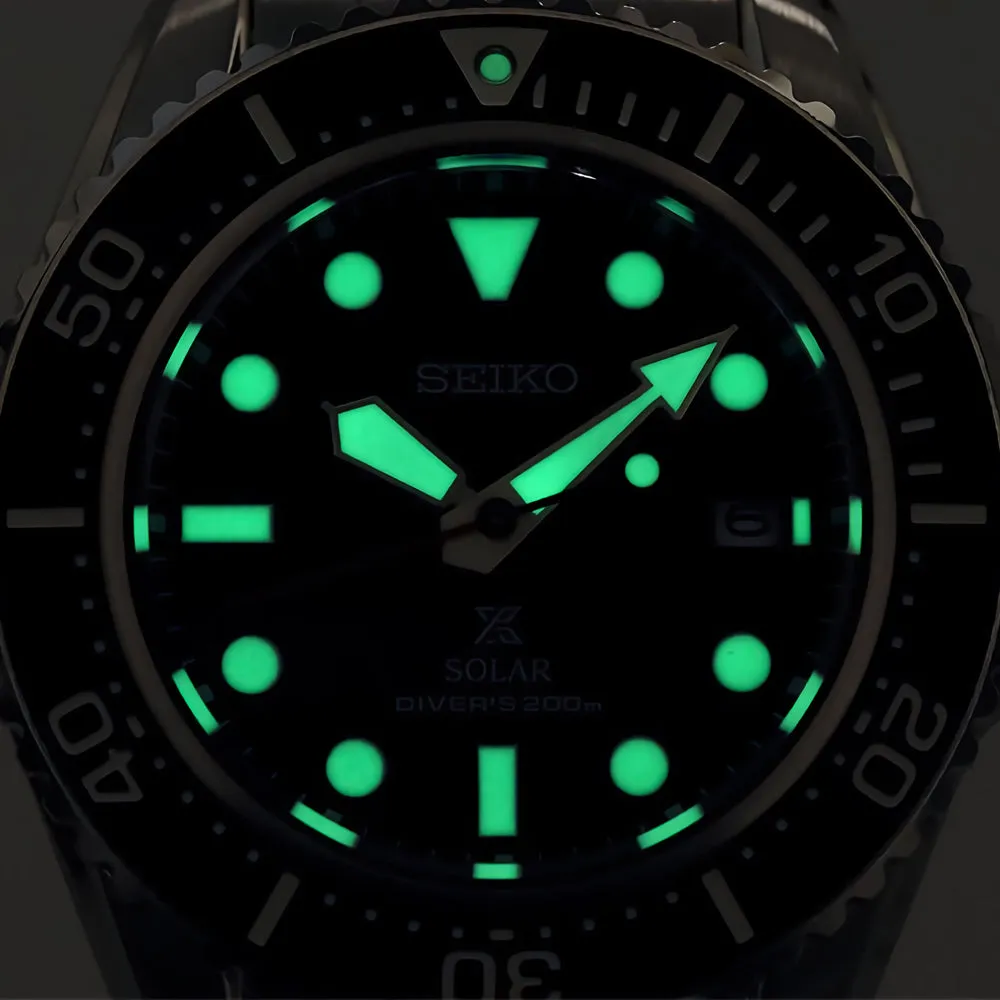 Seiko Prospex Diver's 200m Solar Mens Watch SNE569P1