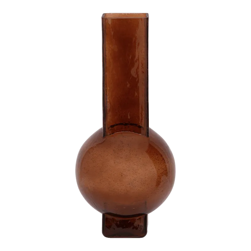 Vase Eve rustic brown