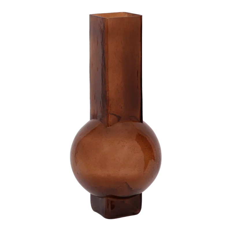 Vase Eve rustic brown